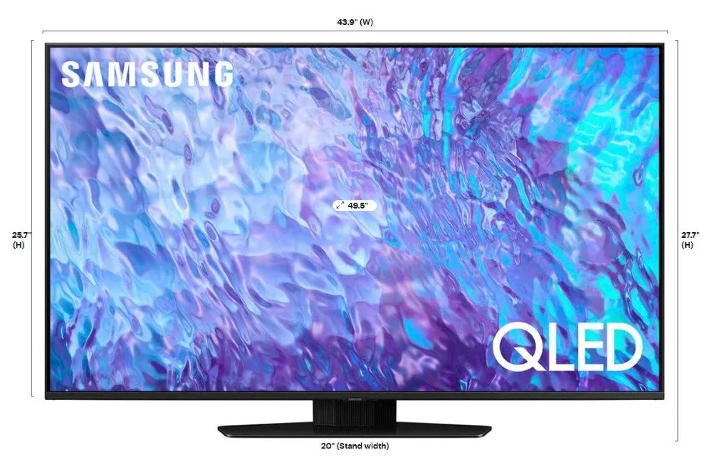 Samsung 50” Class Q80C QLED 4K Smart Tizen TV