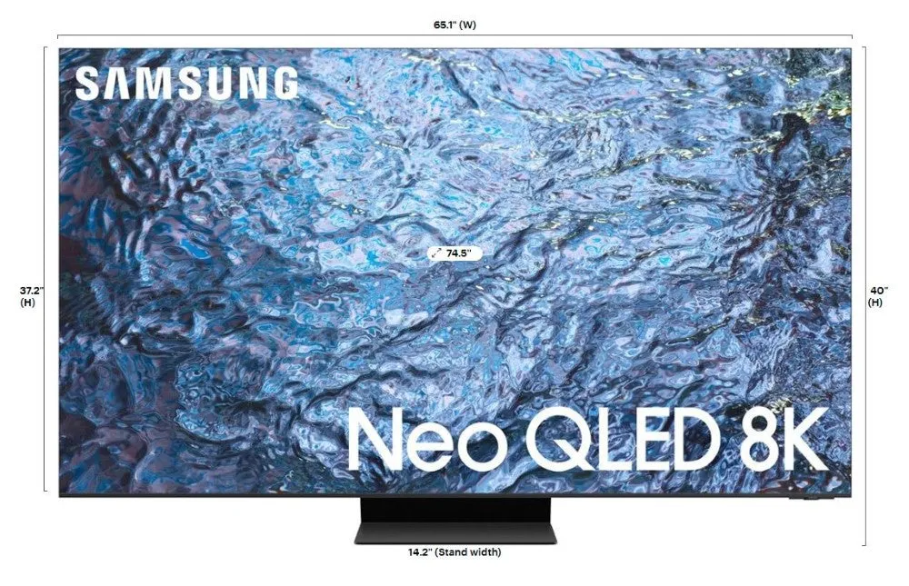 Samsung 75 Class QN900C Neo QLED 8K Smart Tizen TV