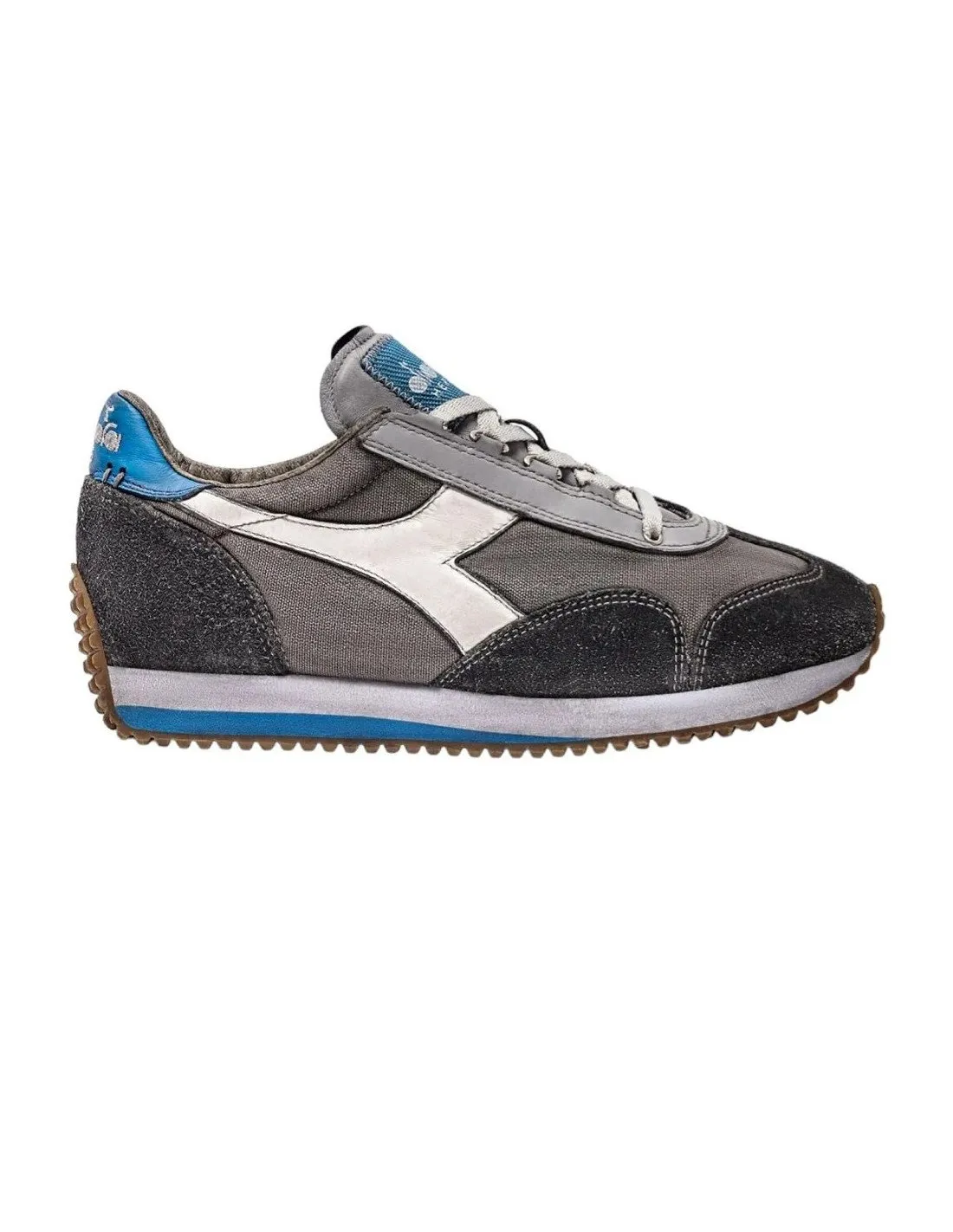 Scarpe diadora heritage equipe uomo h dirty stone wash evo 75074 grey