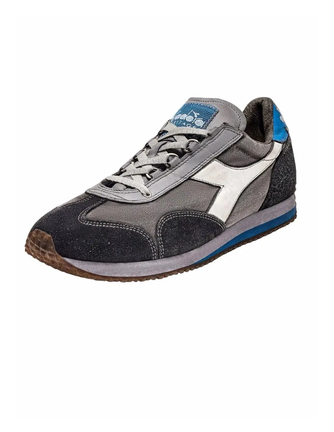 Scarpe diadora heritage equipe uomo h dirty stone wash evo 75074 grey