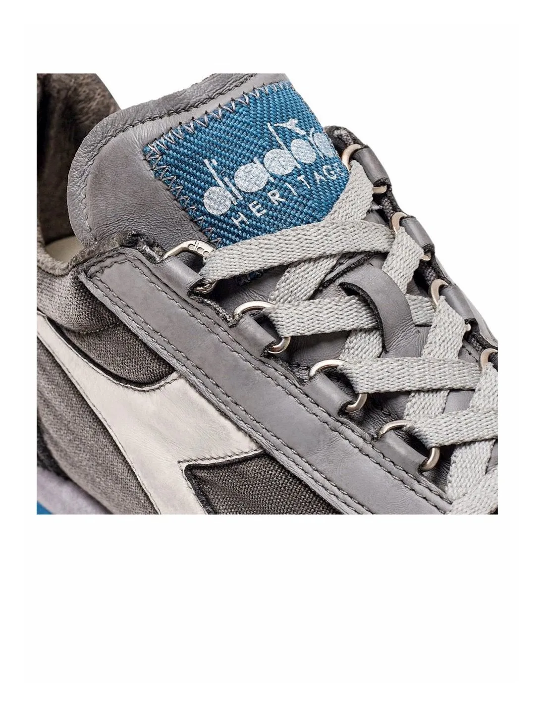 Scarpe diadora heritage equipe uomo h dirty stone wash evo 75074 grey