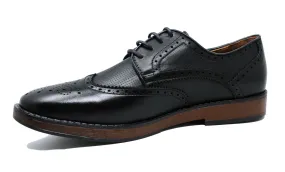 Scarpe francesine uomo Class eleganti casual nero calzature inglesine da 40 a 43