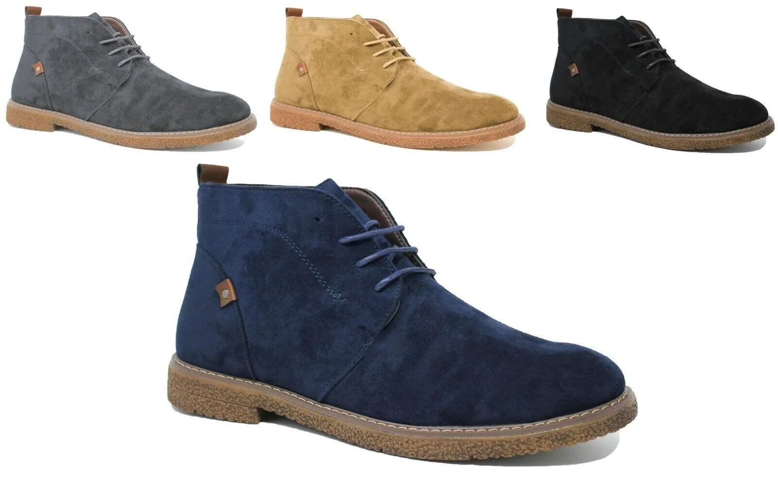 Scarpe polacchine uomo Class scamosciate invernali calzature inglesine casual