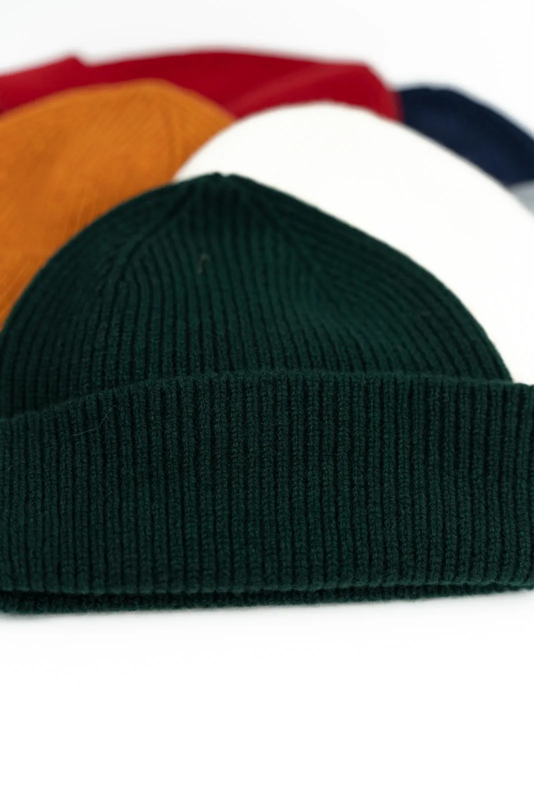 SE10 RIBBED WOOL HAT RACING GREEN