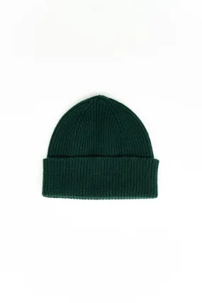 SE10 RIBBED WOOL HAT RACING GREEN