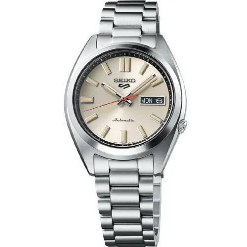 Seiko 5 Sports Beige Dial Men 37.4mm SRPK91K1