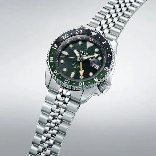 Seiko 5 Sports Green Dial Men 42.5mm SSK035K1