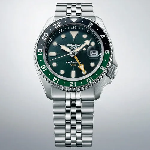 Seiko 5 Sports Green Dial Men 42.5mm SSK035K1