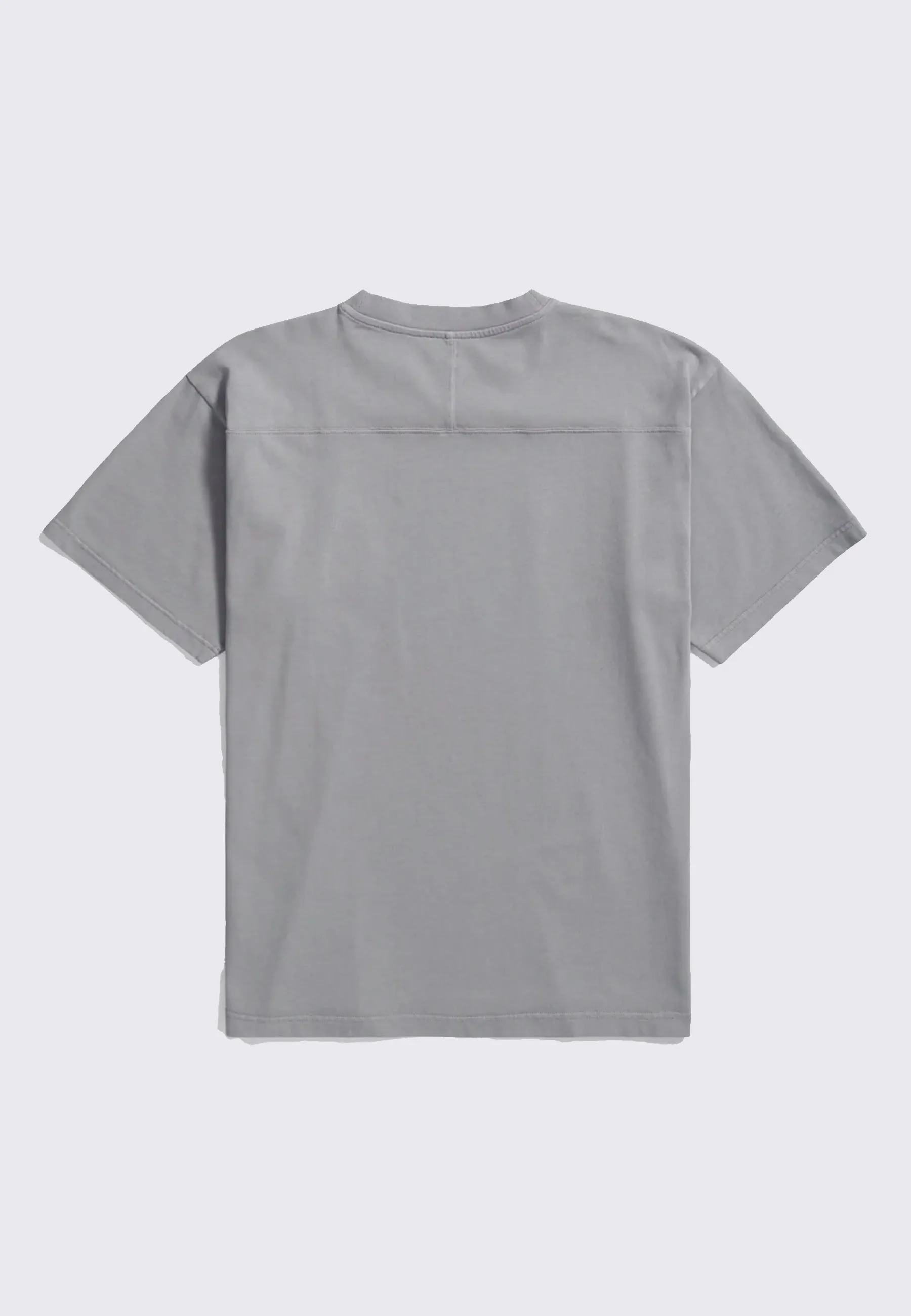 Simon Loose Organic Heavy Jersey N Patch T-Shirt - Weather Grey