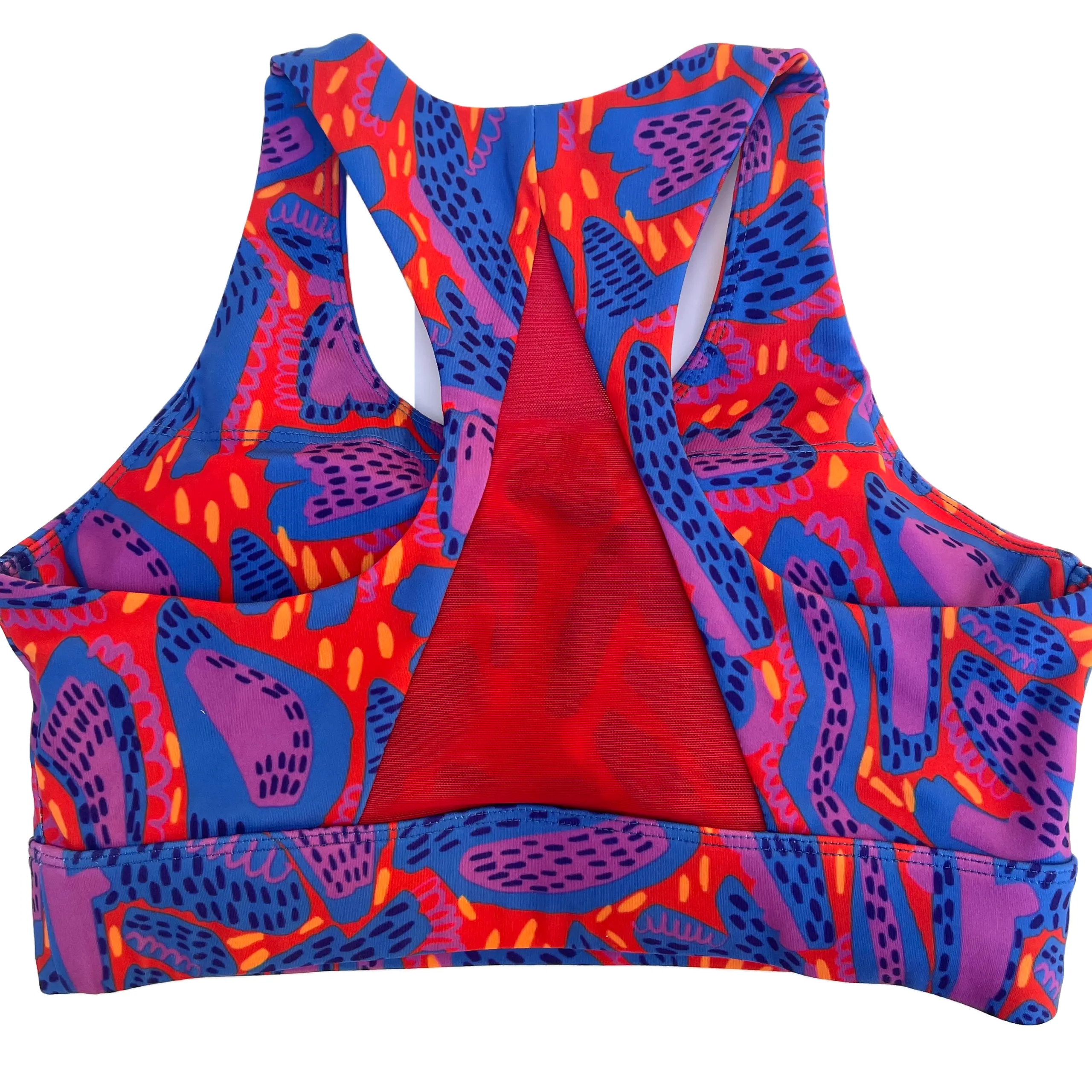 Sports Bra - Red, Blue, lilac WILD