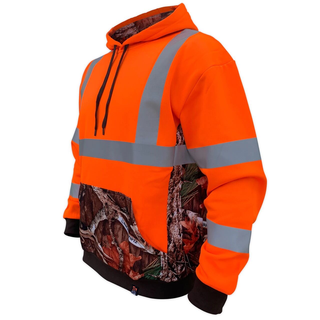 SS360º ANSI Class 3 Deepwoods Camo Orange Safety Hoodie