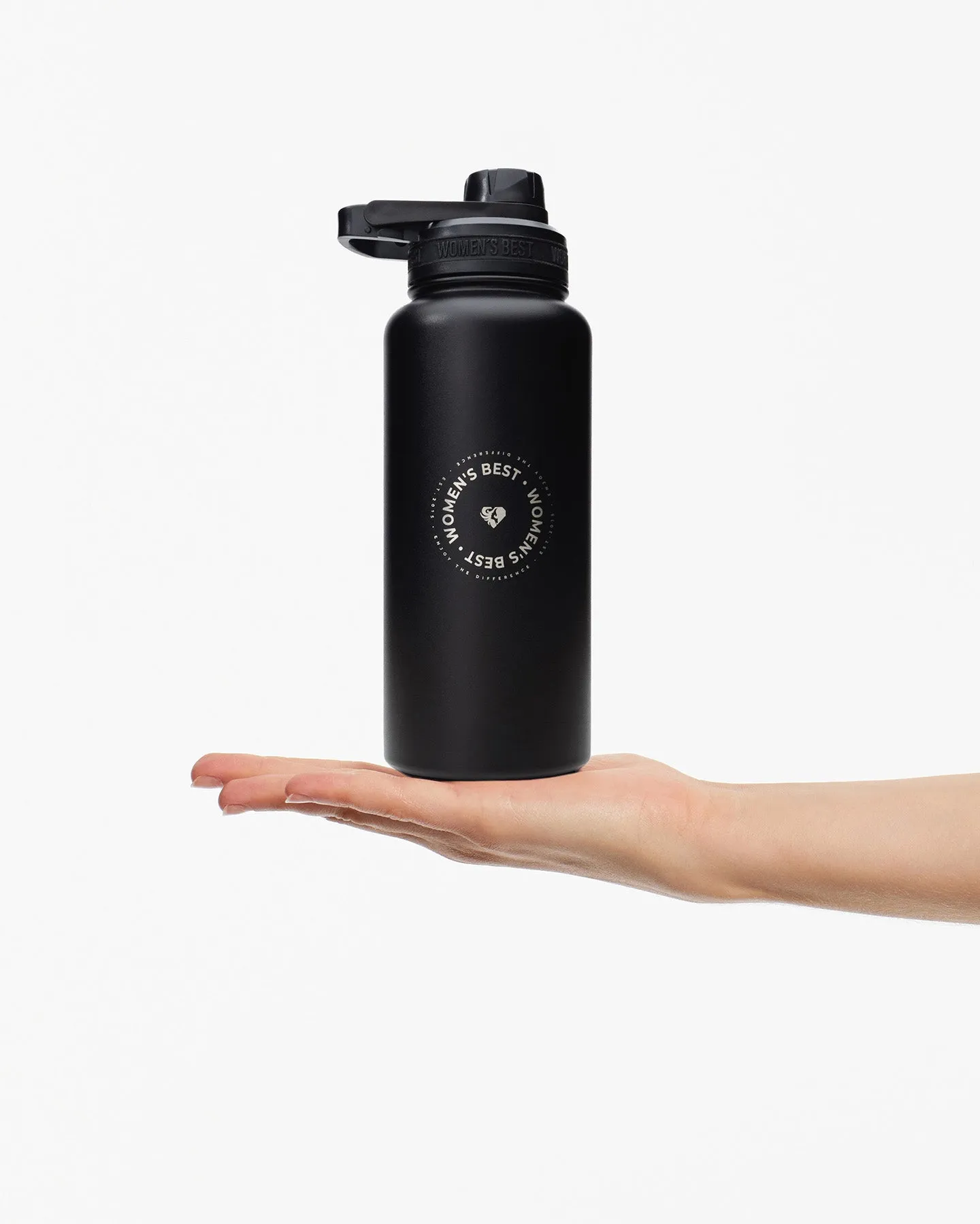 Stainless Steel Sports Bottle | Black