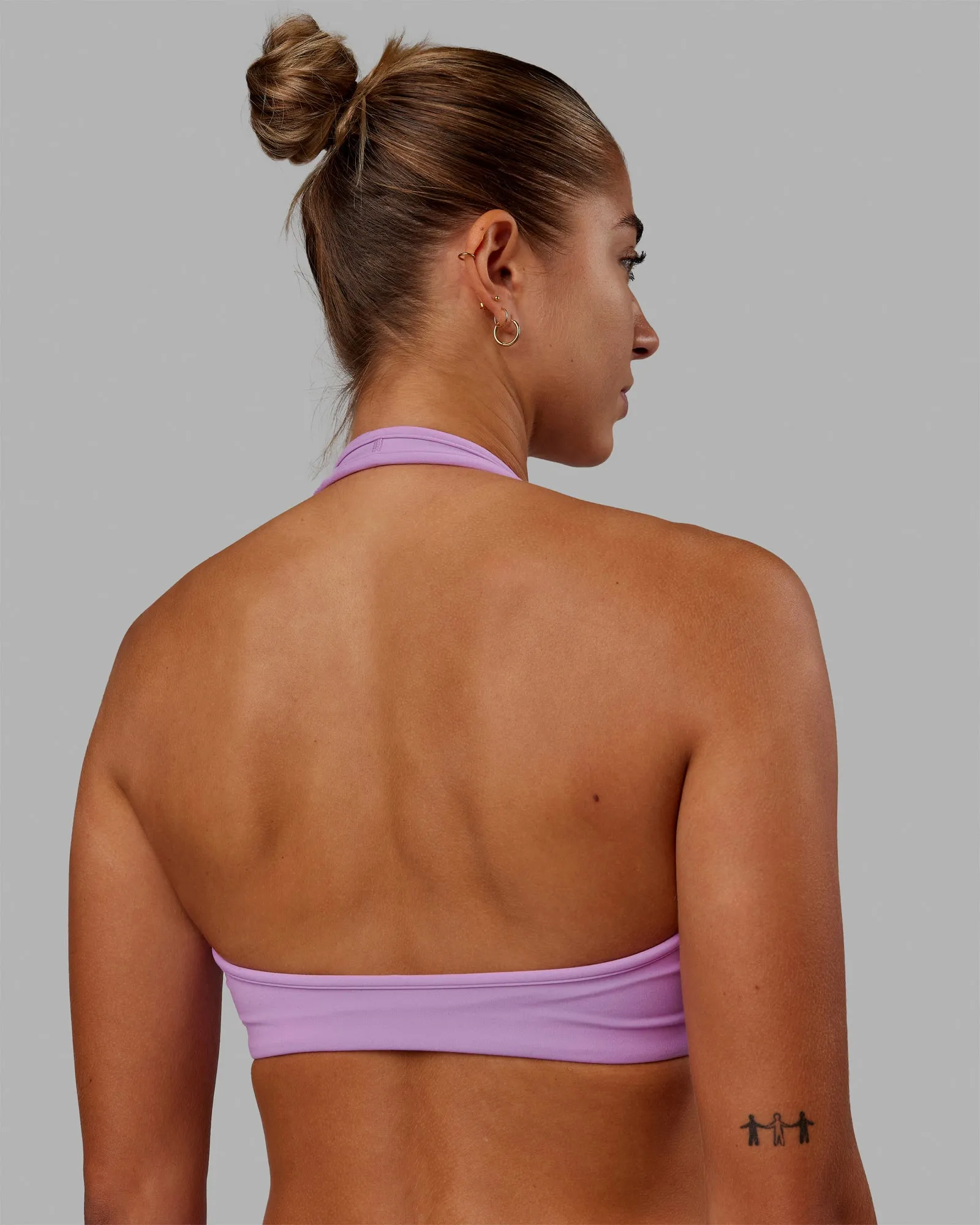 Stamina Halter Sports Bra - Light Violet