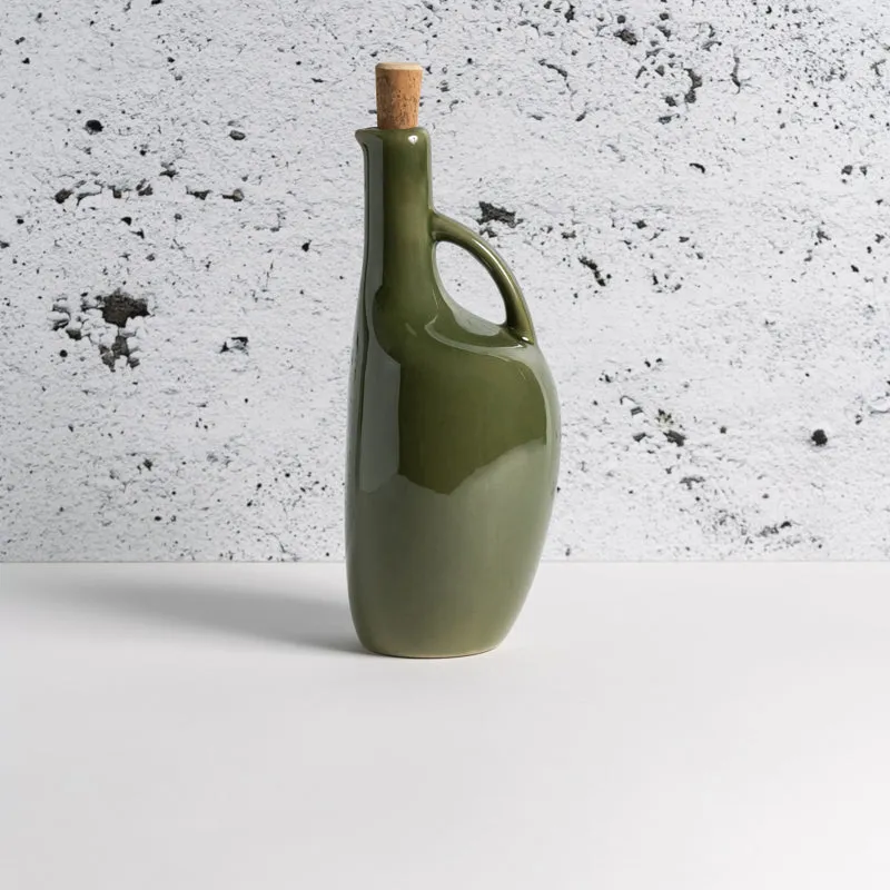 Stoneware Canard Olive Oil Bottle