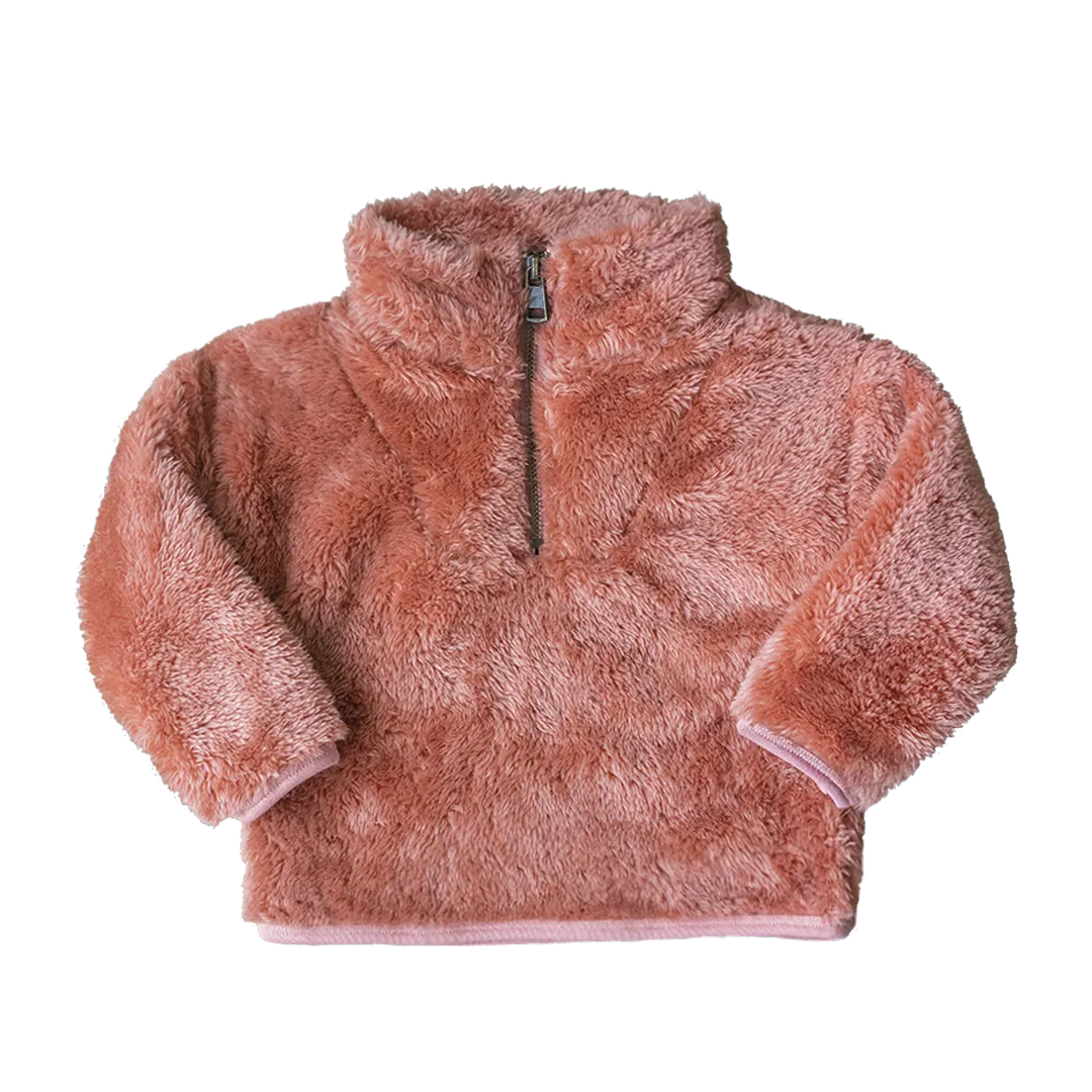 Strawberry Cream Fur 1/4 Zip