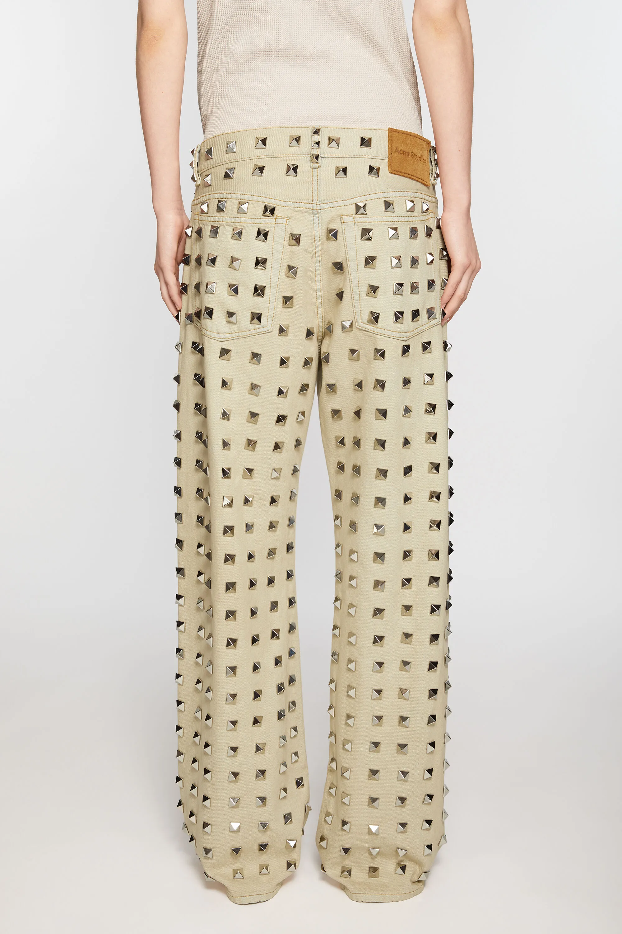 Studded jeans - Loose fit--Runway Show-