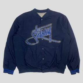 Stussy 90’s Nylon Script Varsity Bomber - L/XL