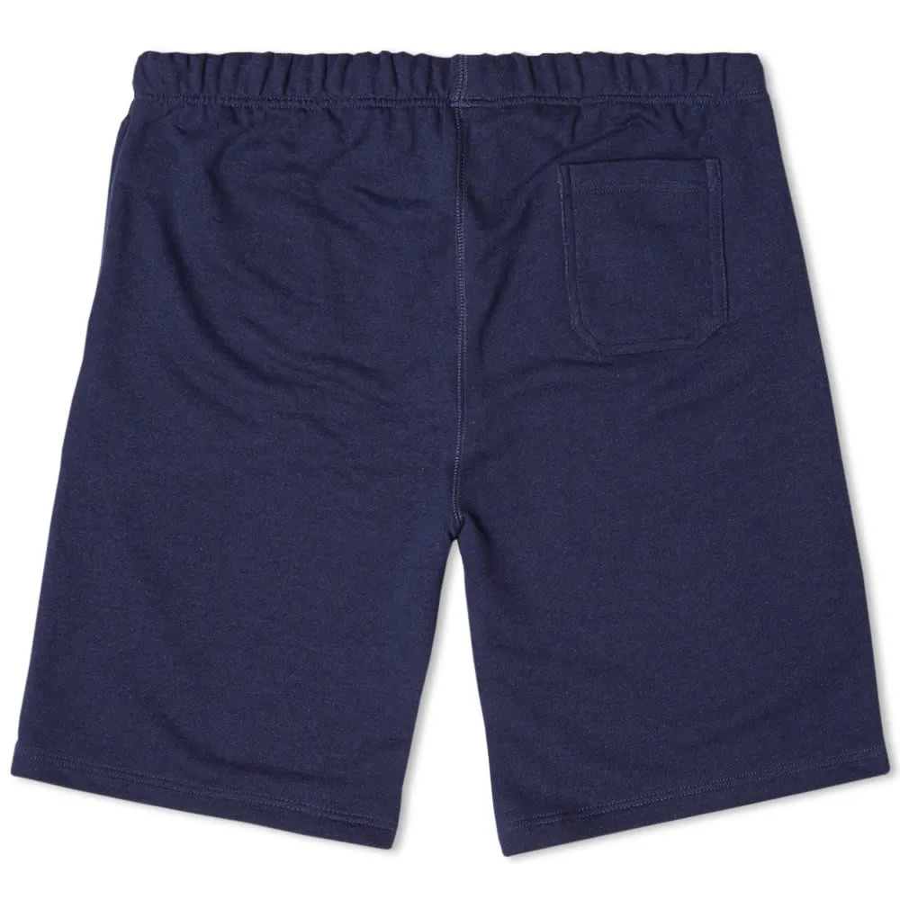 Sunspel Loopback Sweat ShortNavy Melange