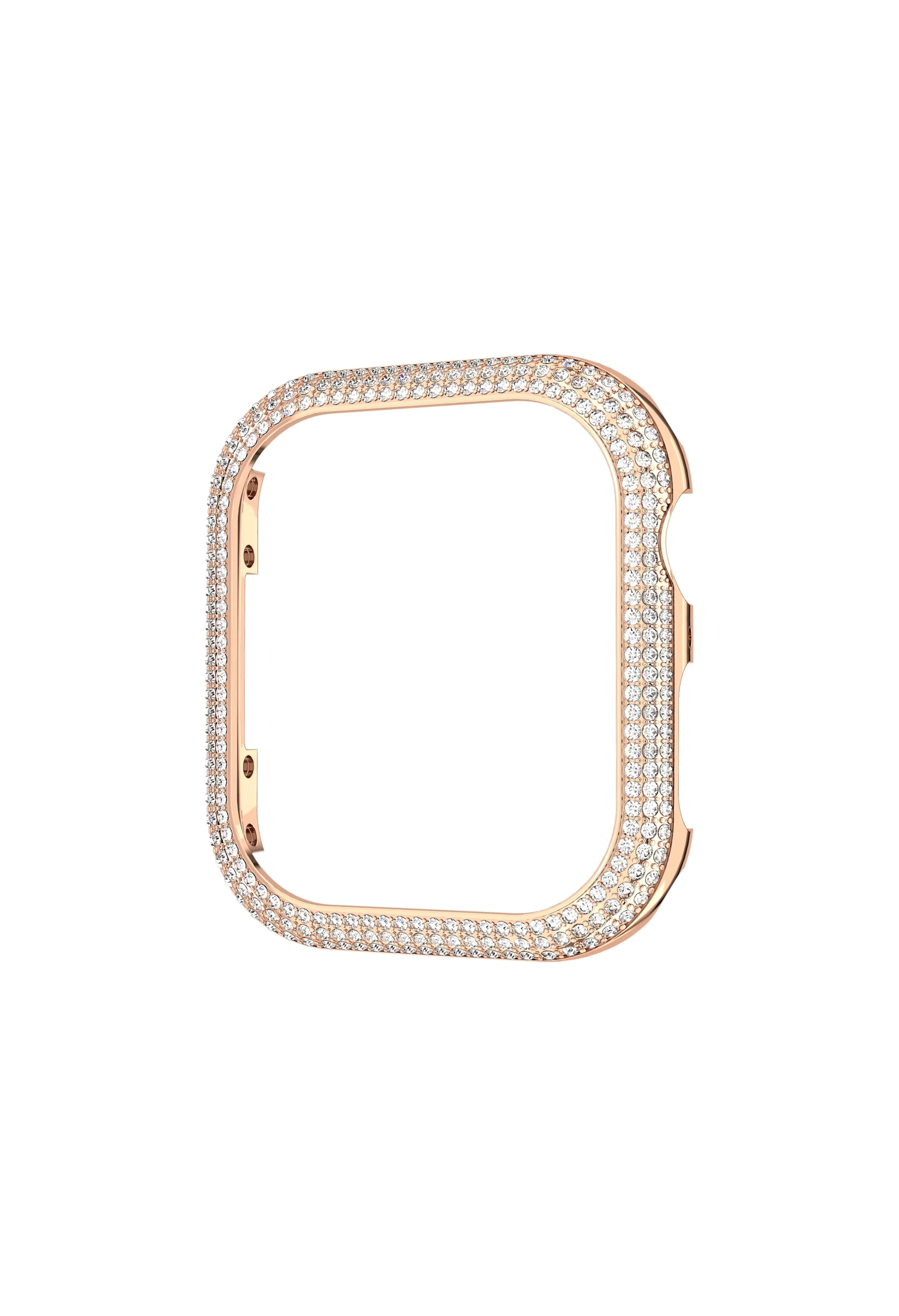 Swarovski Sparkling 41mm Rose Gold Plated Apple Watch Case