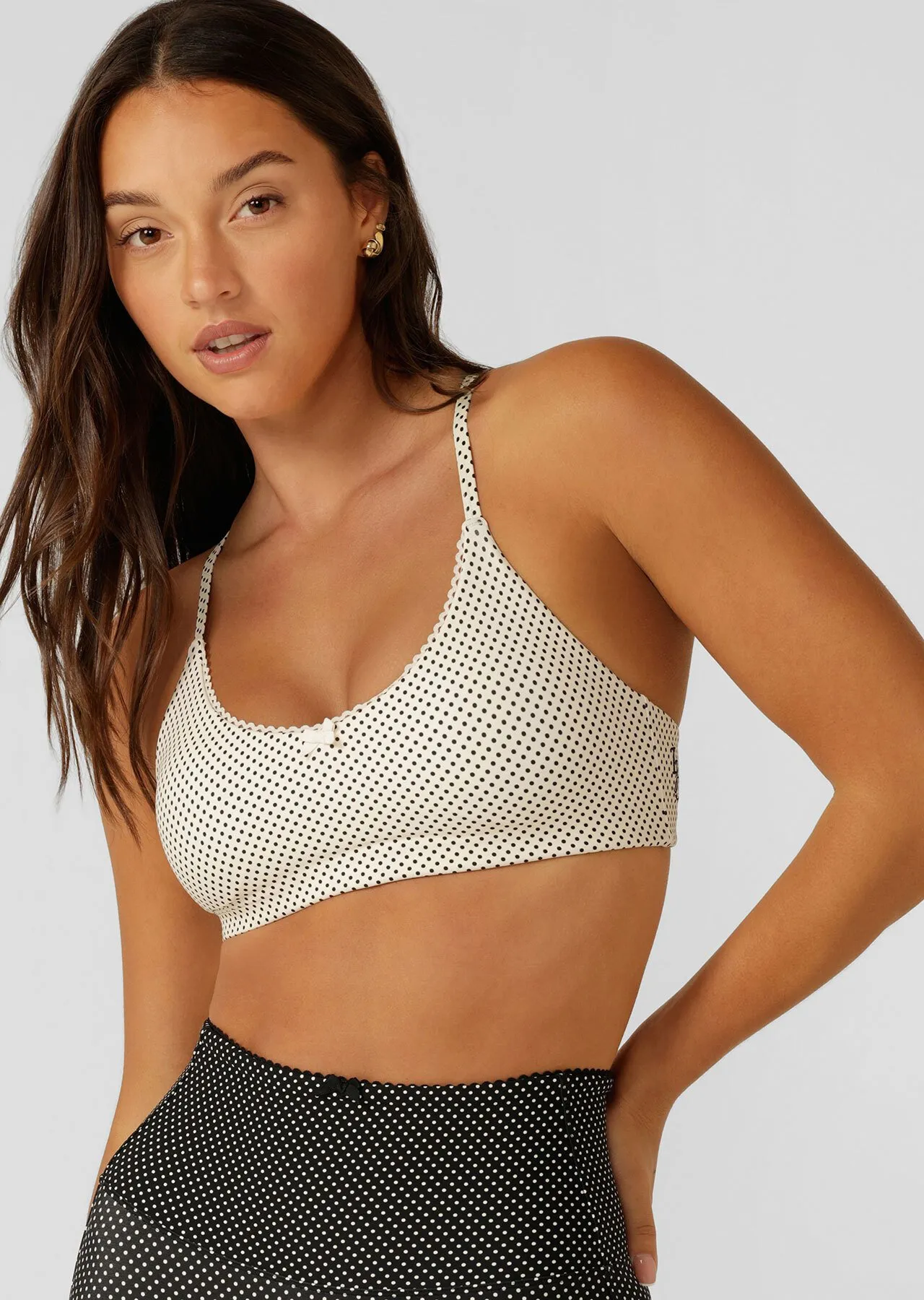 Sweet Thing Polka Dot Sports Bra