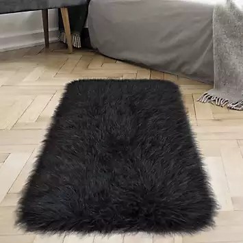 The Homemaker Rugs Collection Mongolian Faux Fur Rug | Kaleidoscope