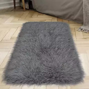 The Homemaker Rugs Collection Mongolian Faux Fur Rug | Kaleidoscope