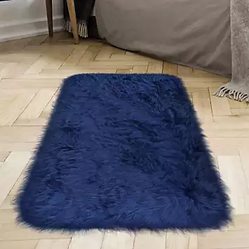 The Homemaker Rugs Collection Mongolian Faux Fur Rug | Kaleidoscope