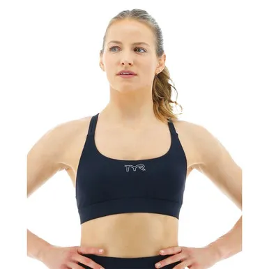 TYR Women's Solid Dual Strap Sports Bra - 2024