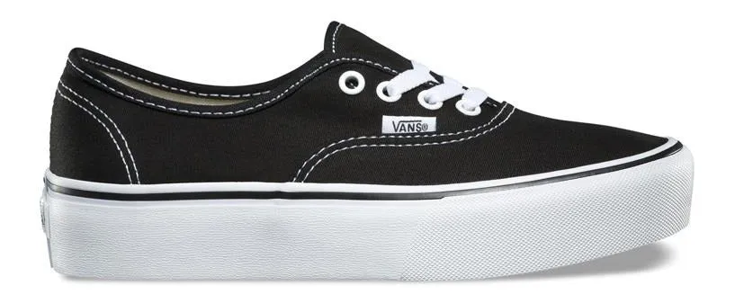 Vans Authentic Platform Black/White