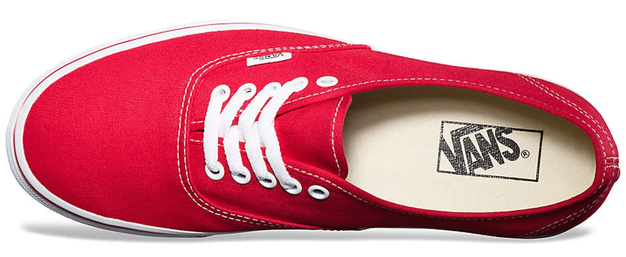 Vans Authentic Red