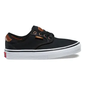 VANS CHIMA PRO KIDS - (BRUSHED TWILL) BLACK