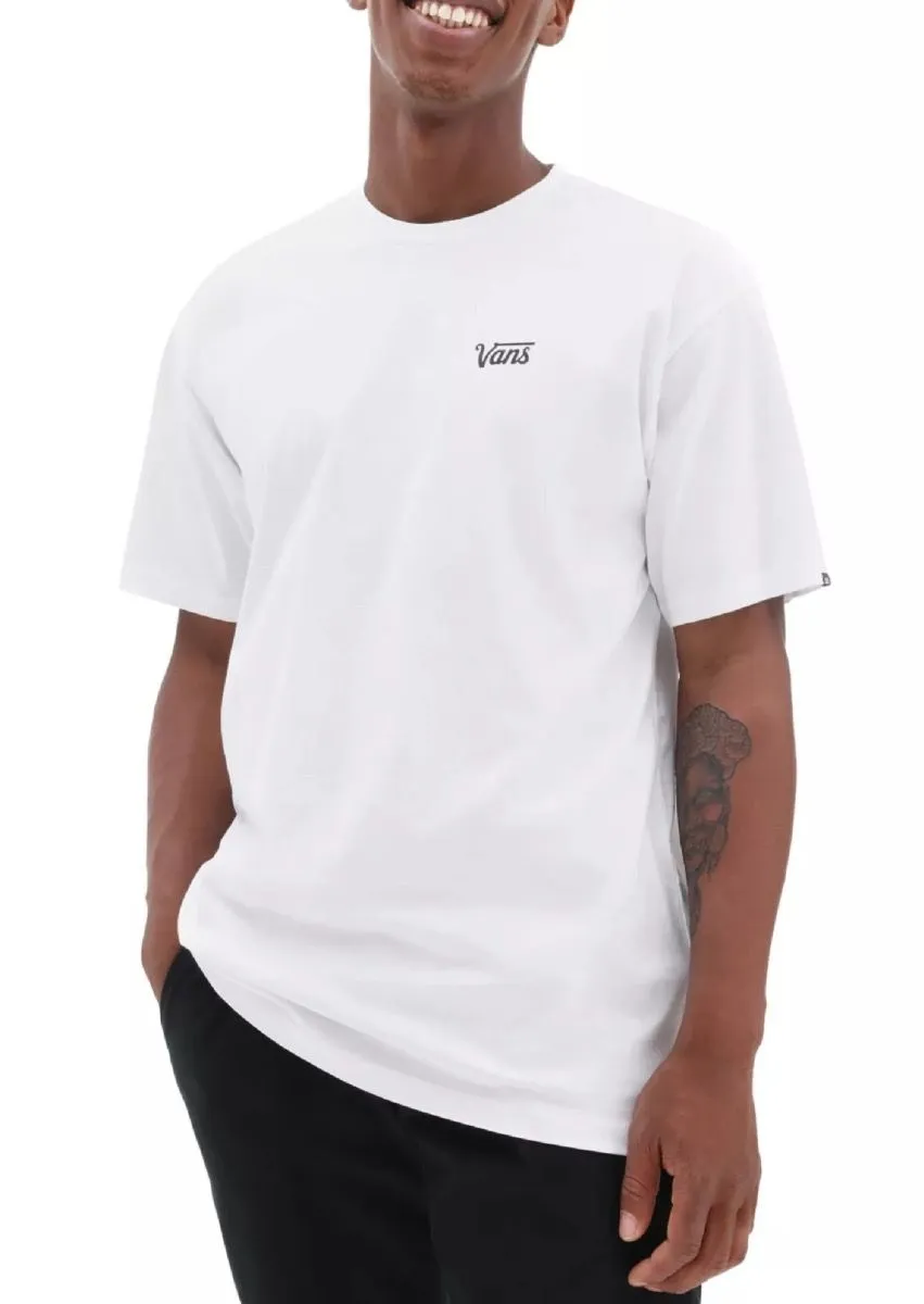 VANS Crew Neck Mini Script Logo T-Shirt White