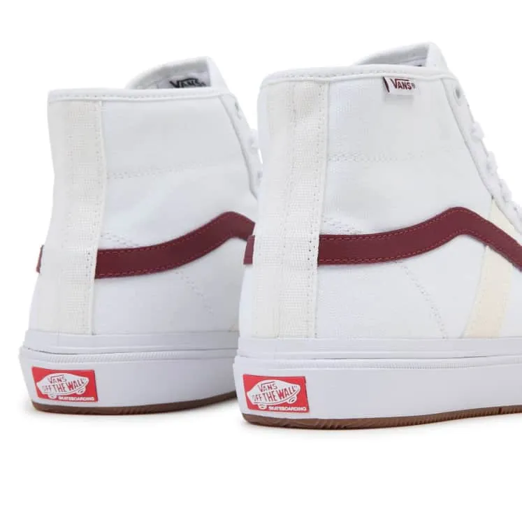 VANS CROCKETT HIGH - WHITE RED