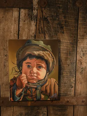 Vintage Child Painting