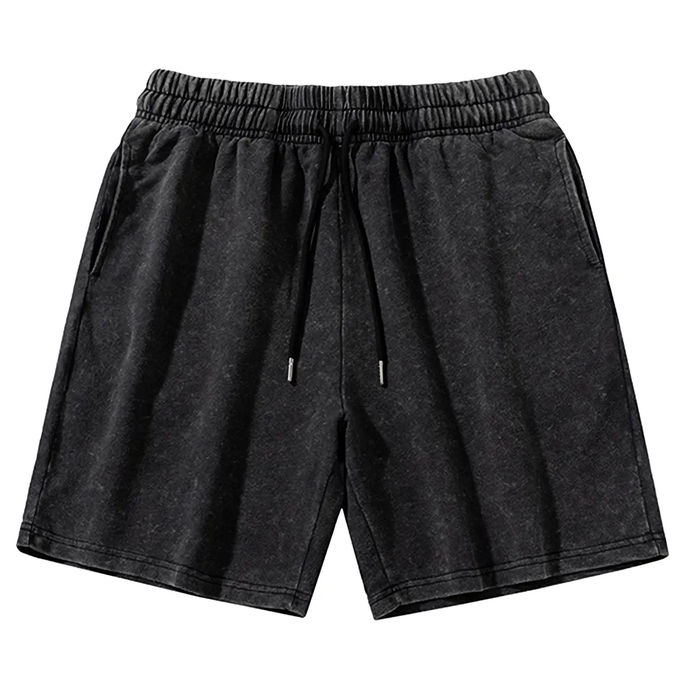 Vintage Wash Cotton Sweat Shorts