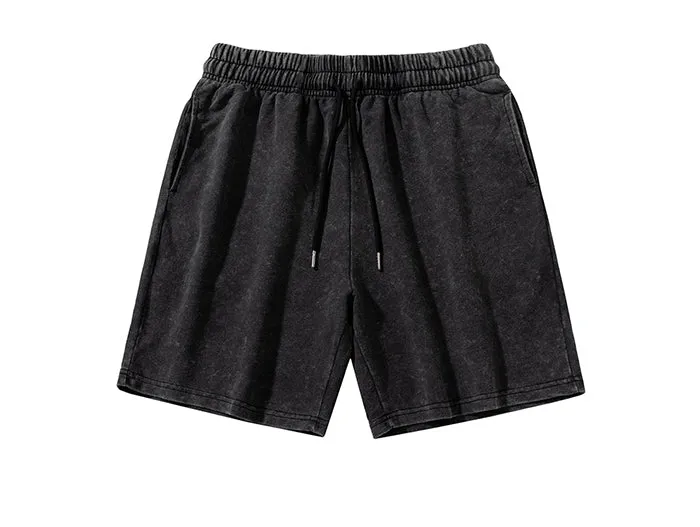 Vintage Wash Cotton Sweat Shorts