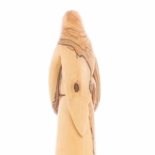 Virgin Mary Hugging Her Son Jesus (Abstract), 11 Carved from the Holy Land Olive Wood