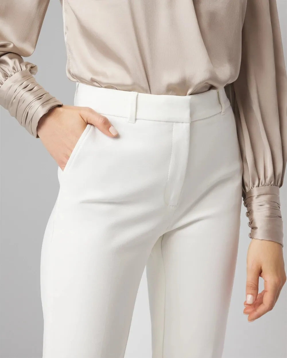 WHBM® Elle Slim Ankle Comfort Stretch Pant