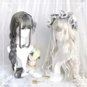 white swan/ grey wigs