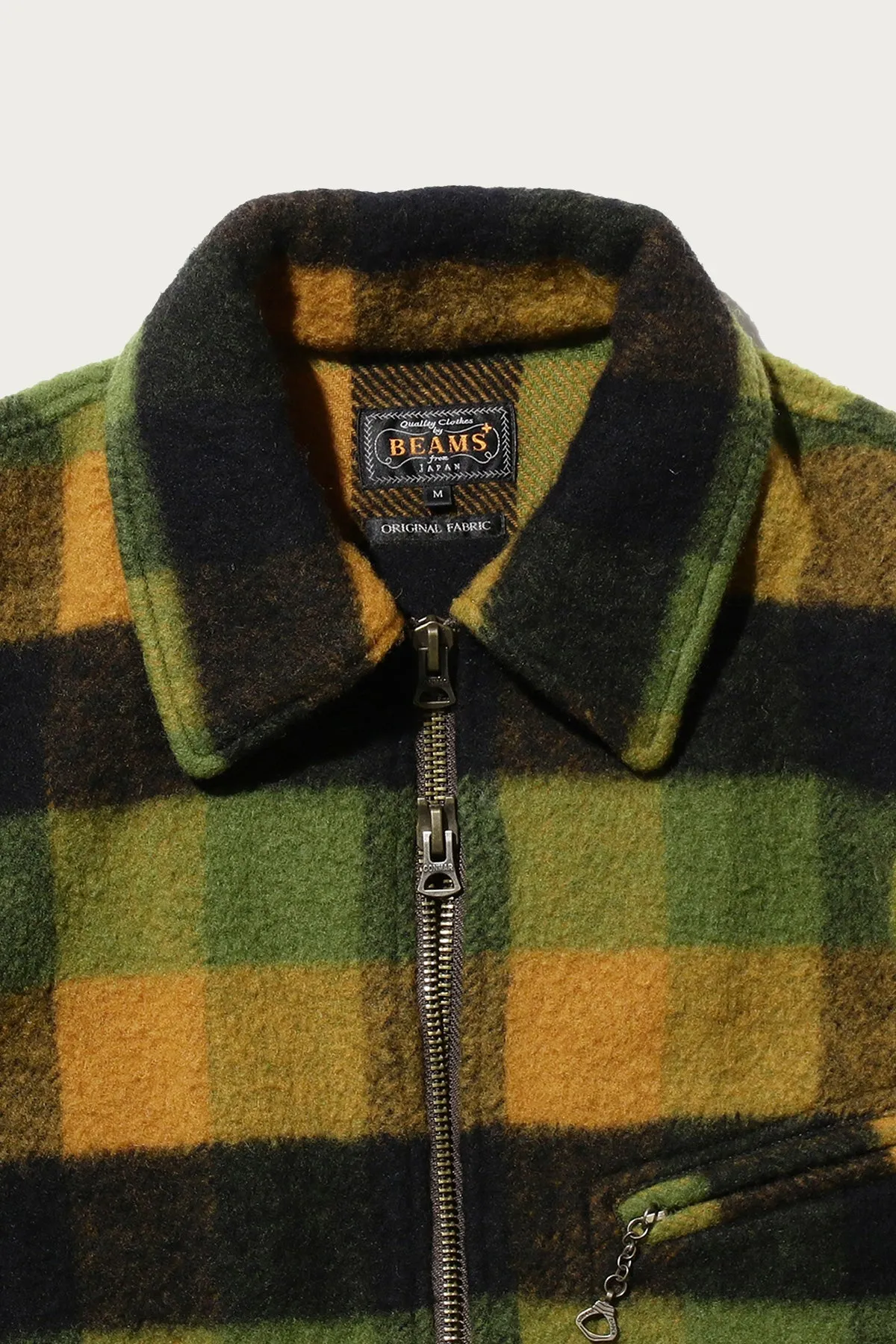 Wool Plaid Sports Jacket - Green